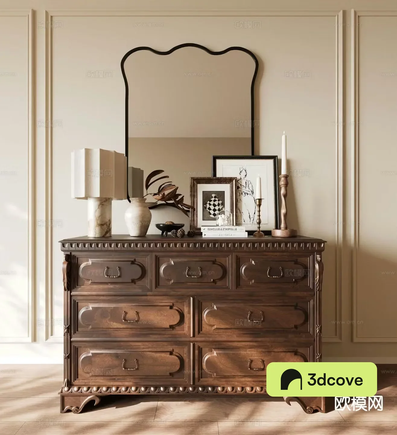 American side cabinet entrance cabinet