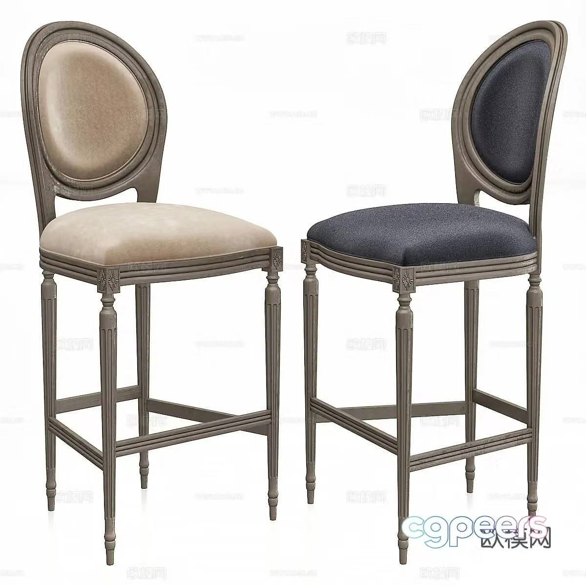 Bar chair 3d model