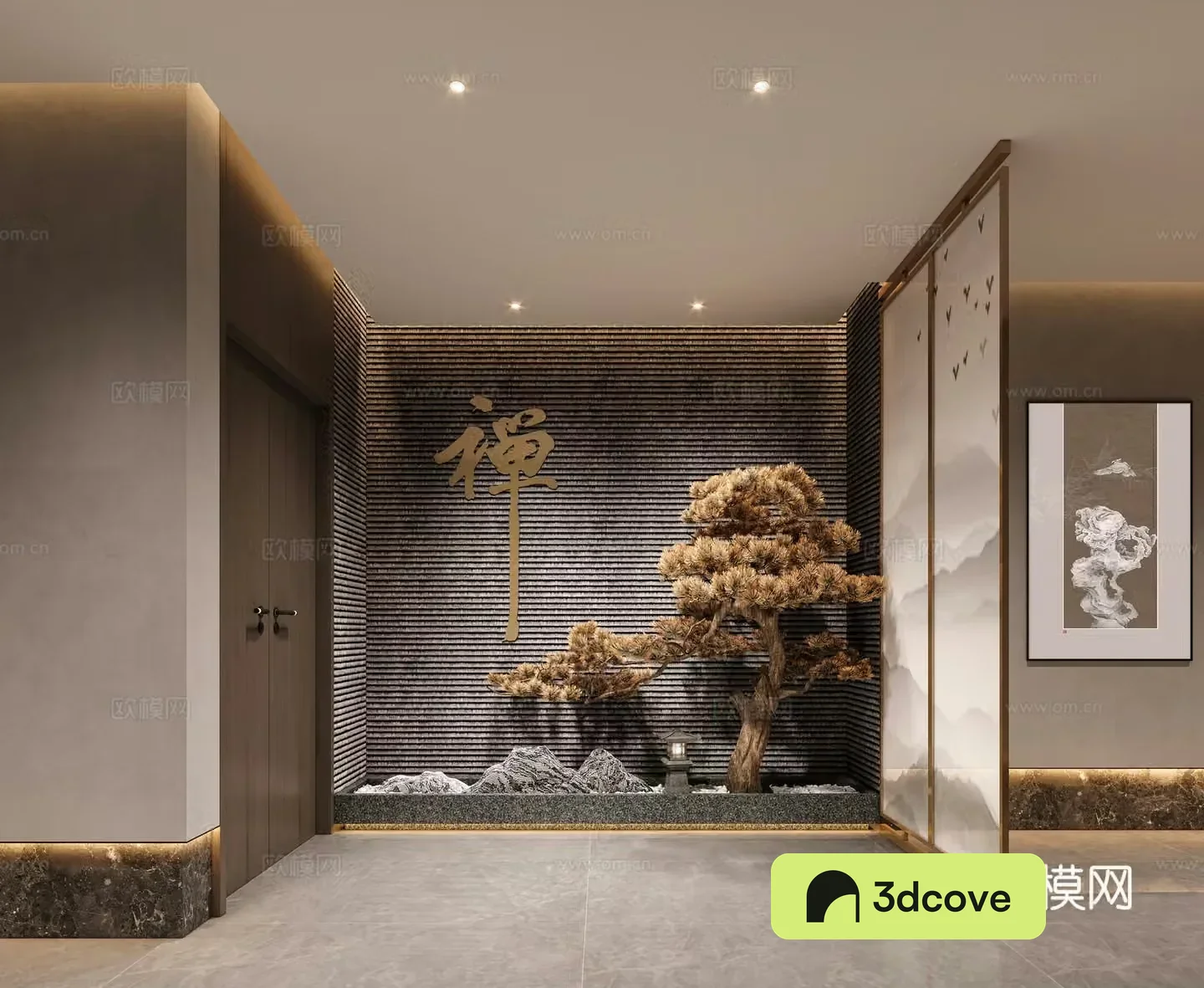 New Chinese style entrance