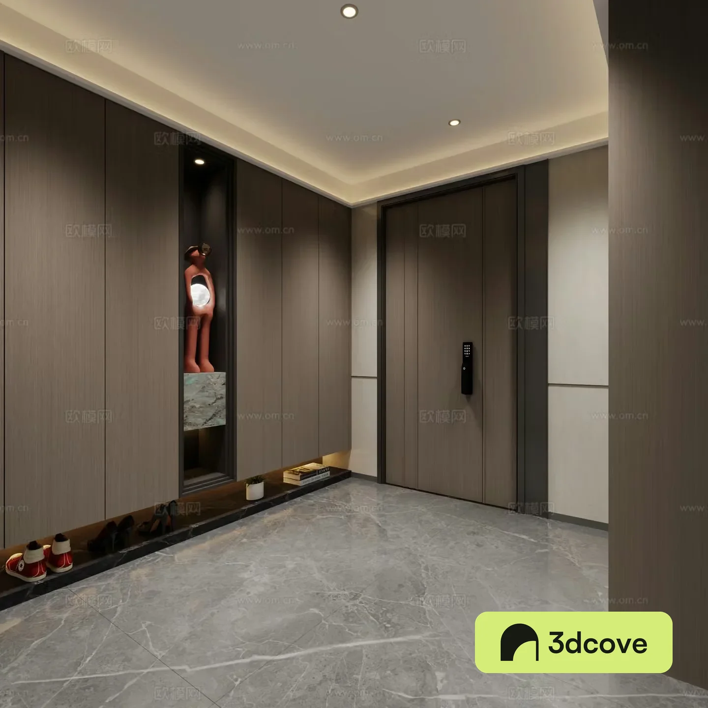 Modern style foyer