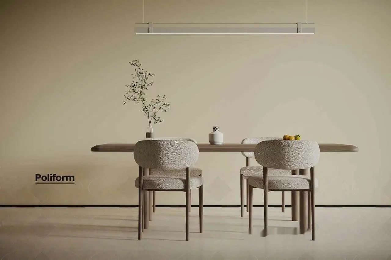 Modern Dining Table 3D Model – 915 – VRAY Render