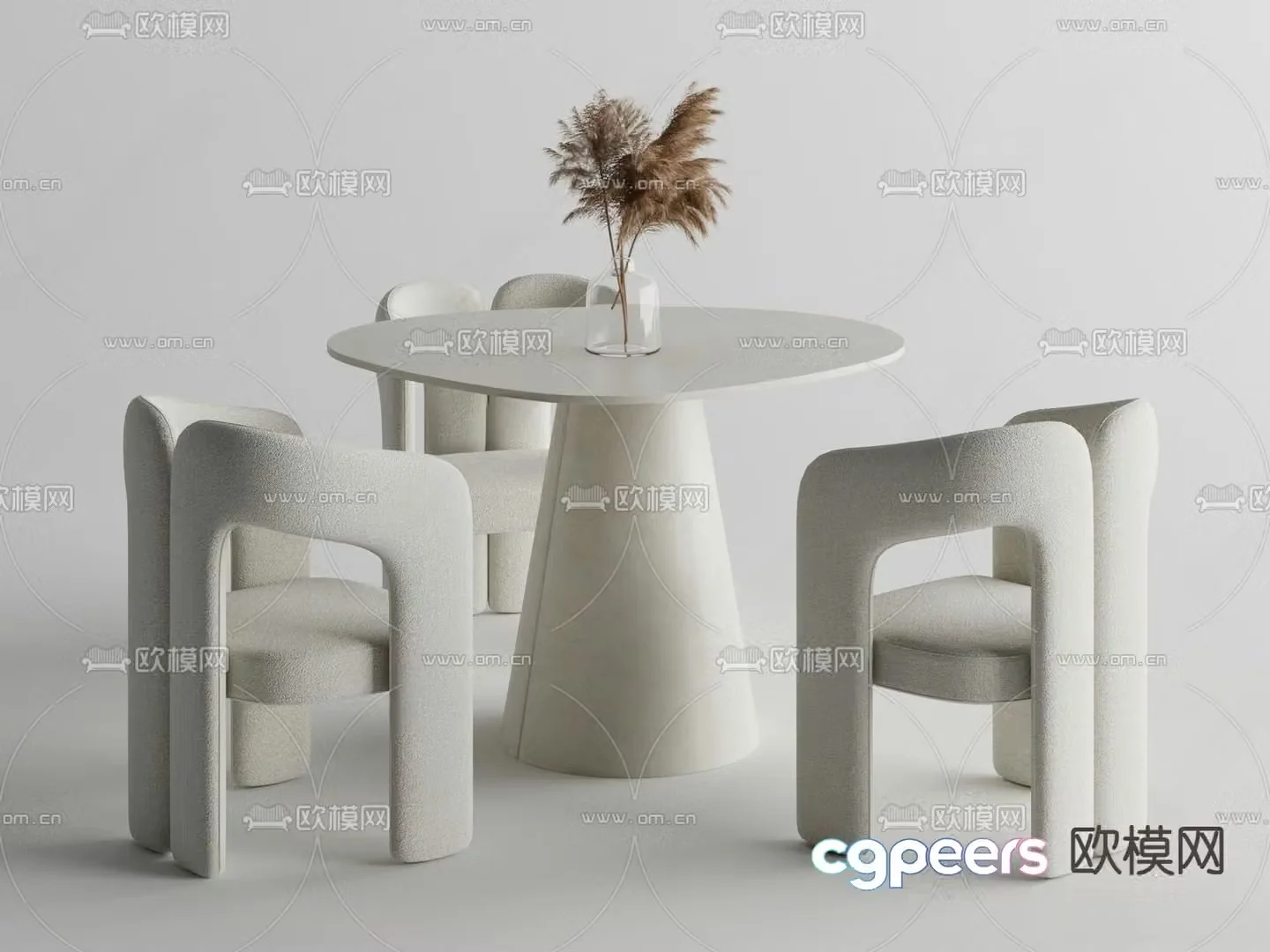 Leisure tables and chairs Negotiation tables and chairs 3d model