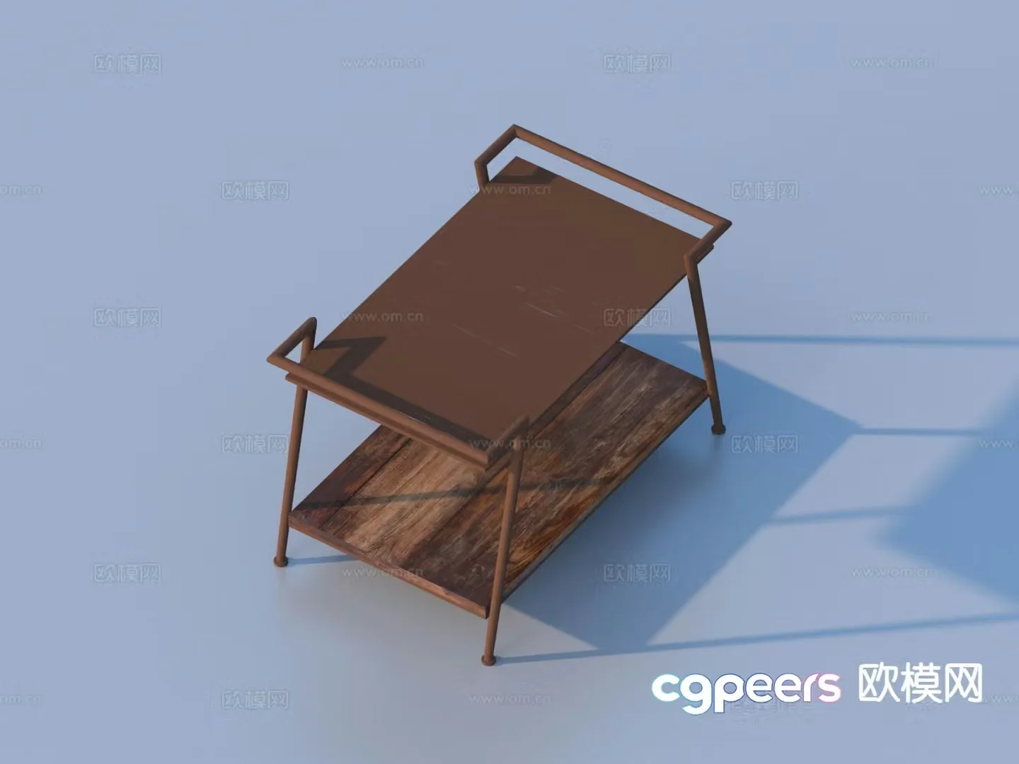 Nordic corner table side table table table 3d model