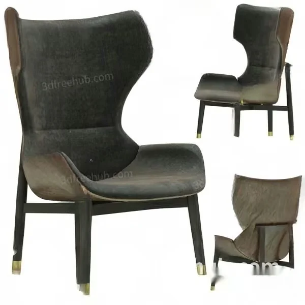 Modern Gray Chair 3D Model – 5866 – VRAY Render