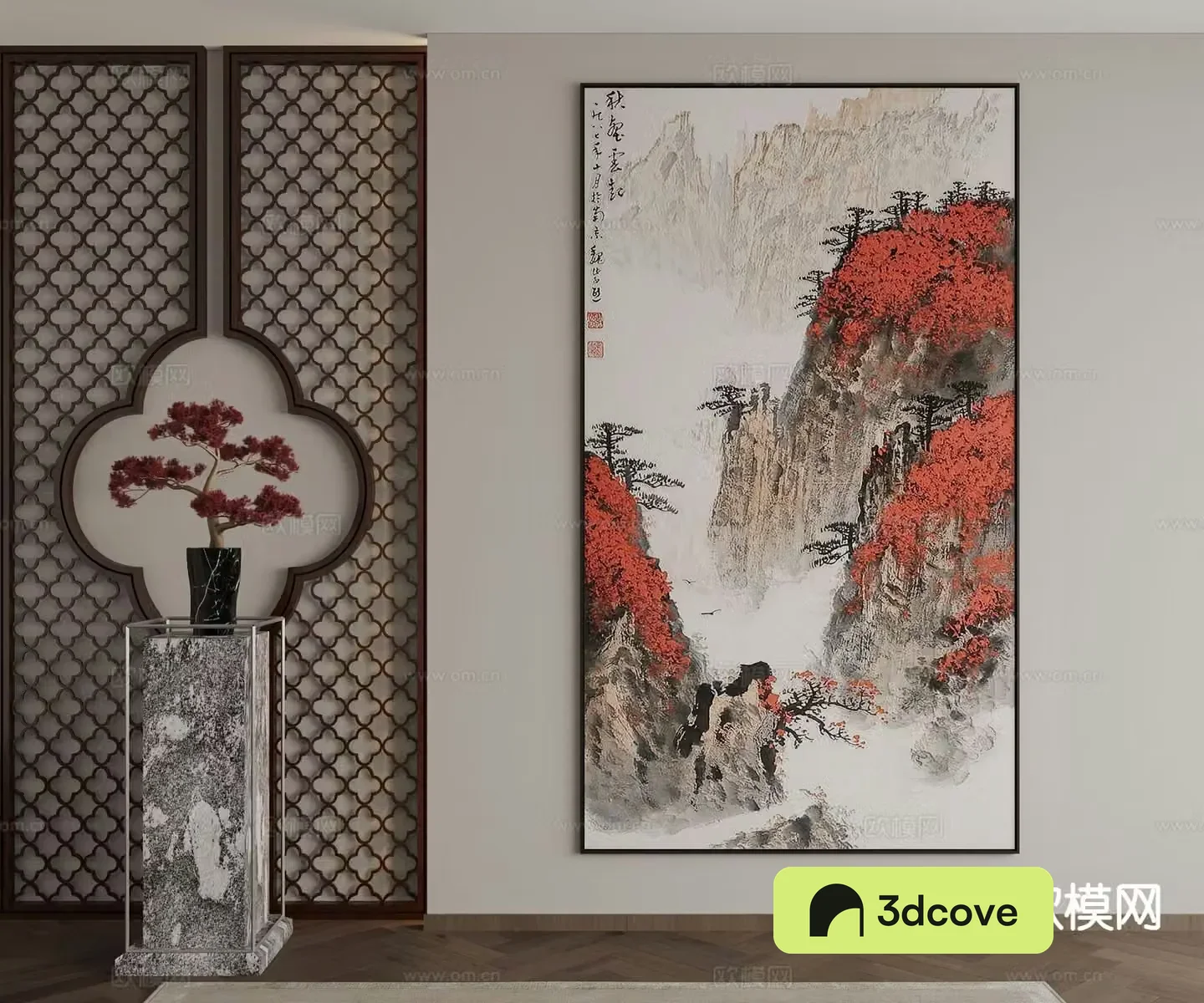 New Chinese style decorative painting landscape painting hanging painting