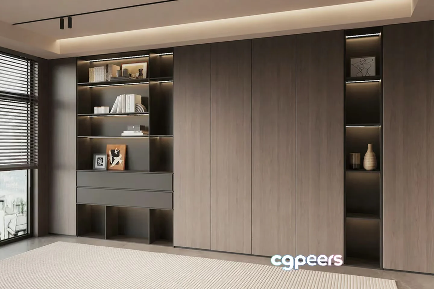 Modern Storage Unit 3D Model – 13564 – VRAY Render
