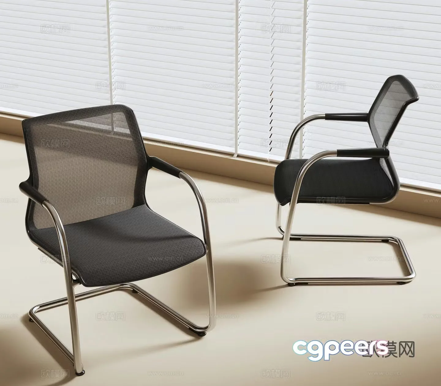 Modern office chair 3d model