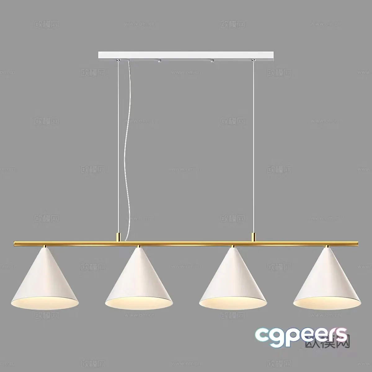Nordic simple chandeliers chandeliers simple chandeliers restaurant chandeliers light luxury chandeliers 3D model