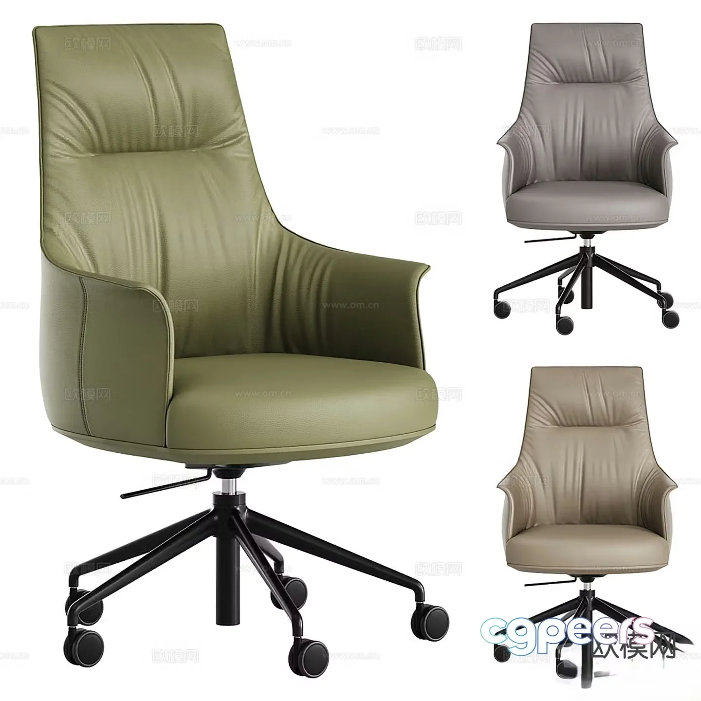 Modern office chair executive chair boss chair 3d model