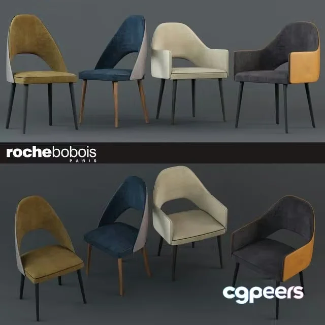 3ds Max Free – Chairs FENICE CHAIR and FENICE BRIDGE