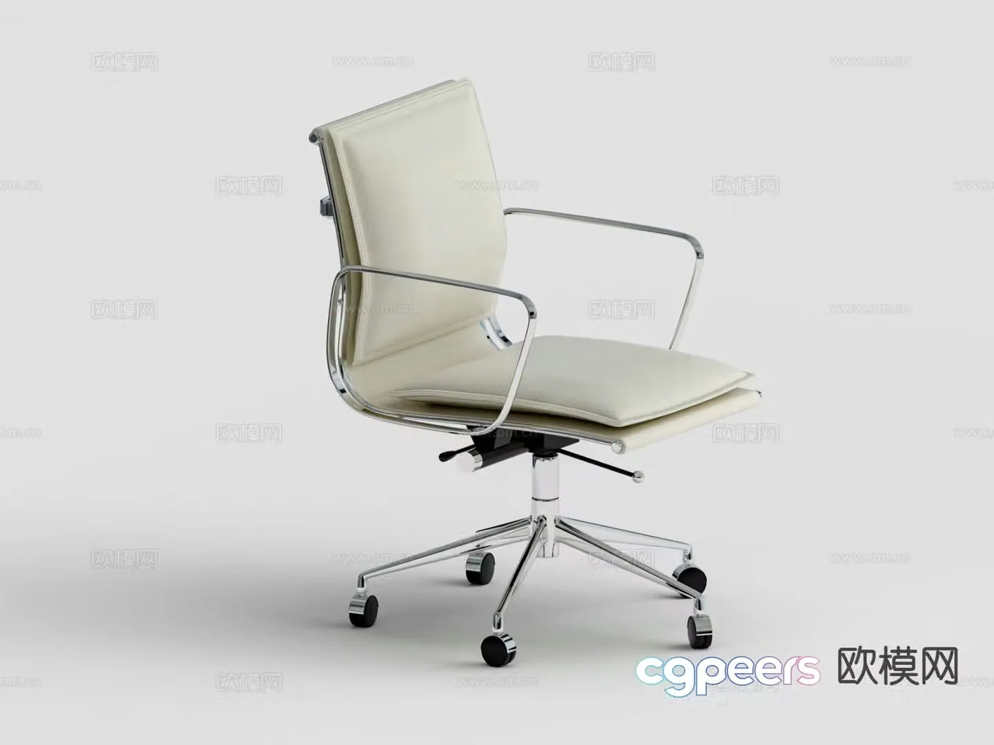 Office chair swivel chair staff chair computer chair 3d model