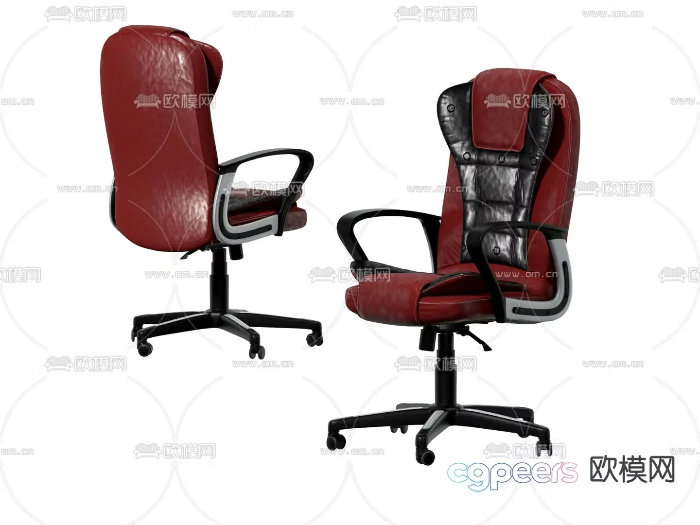 Gaming chair office chair conference chair 3d model