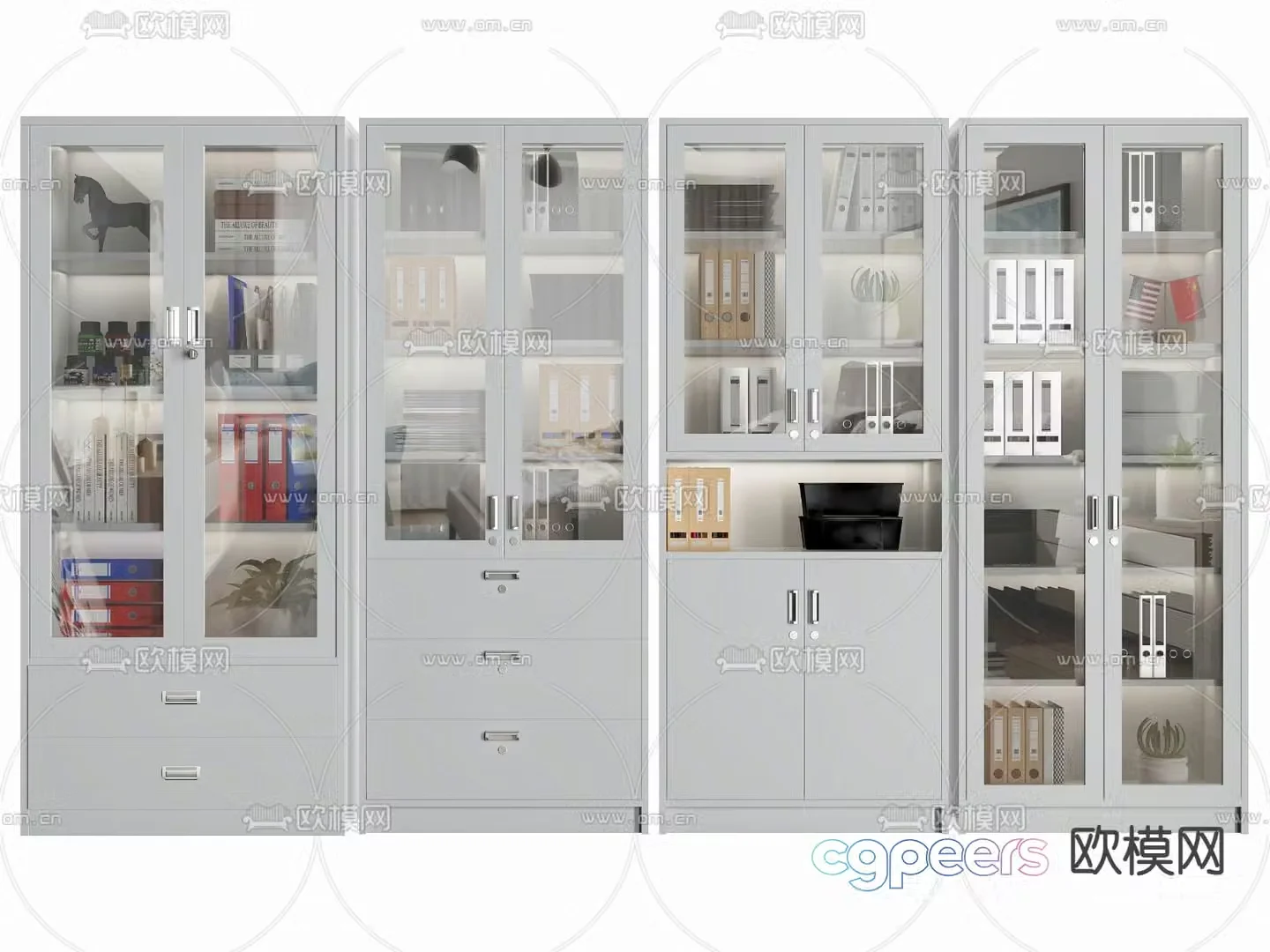 Office filing cabinet filing cabinet 3d model