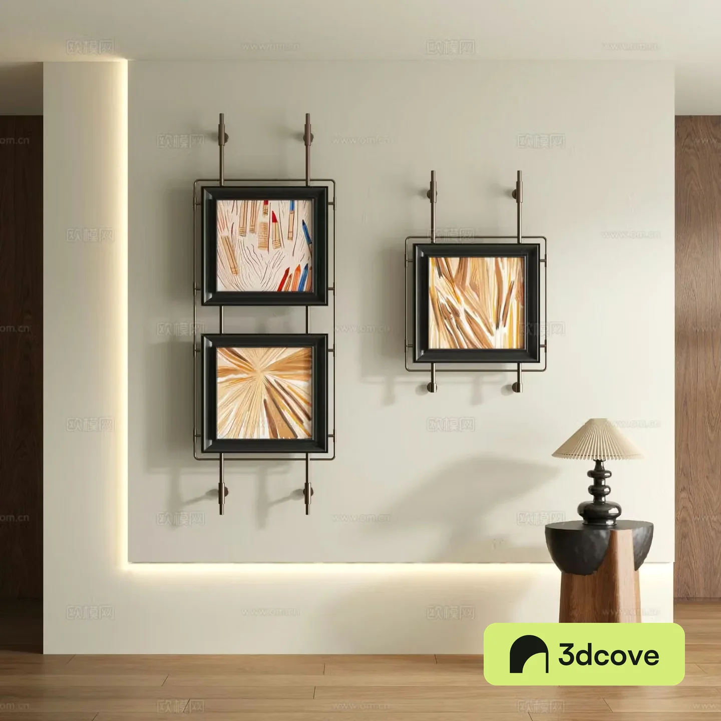 Medieval style texture painting decorative painting