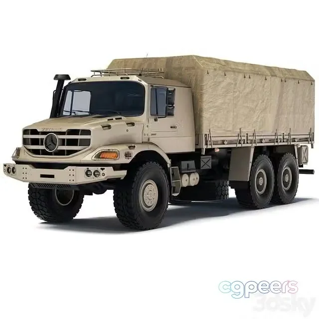 3ds Max Free – Mercedes-Benz Zetros 3042 tilt body 2019