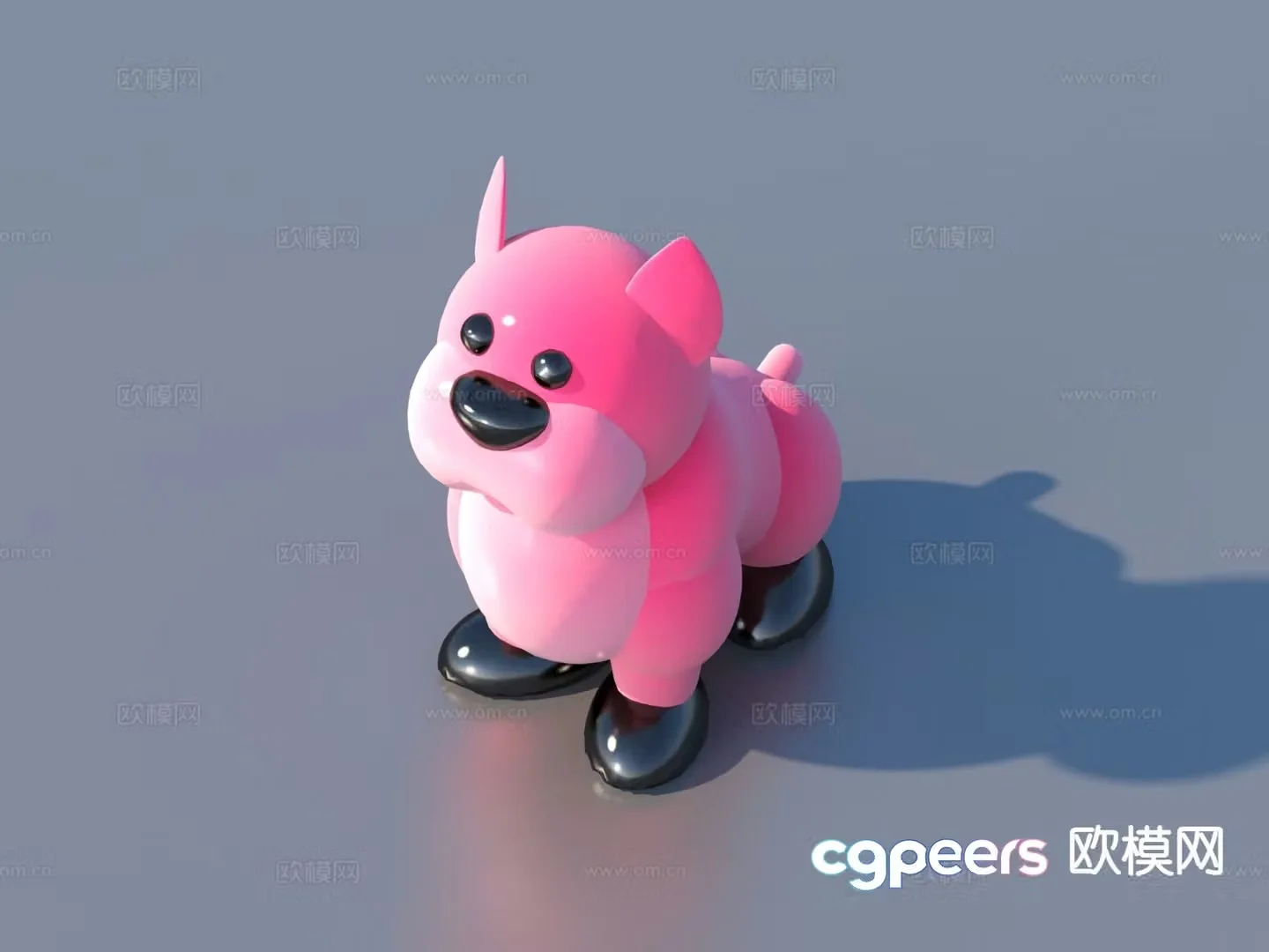 Cartoon toys animal doll 3d model
