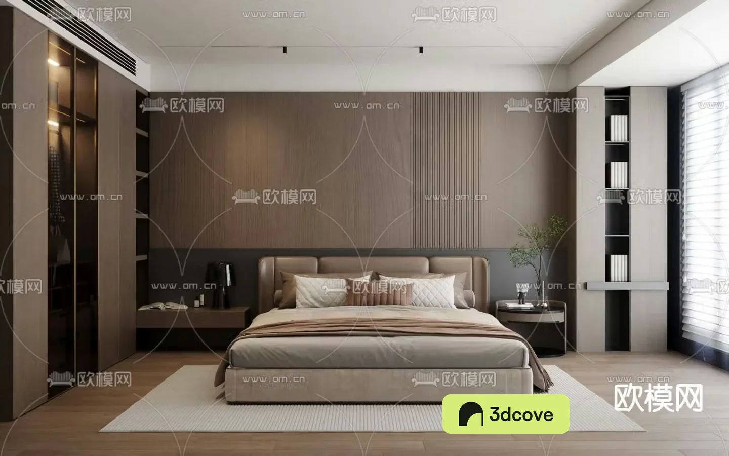 Italian master bedroom