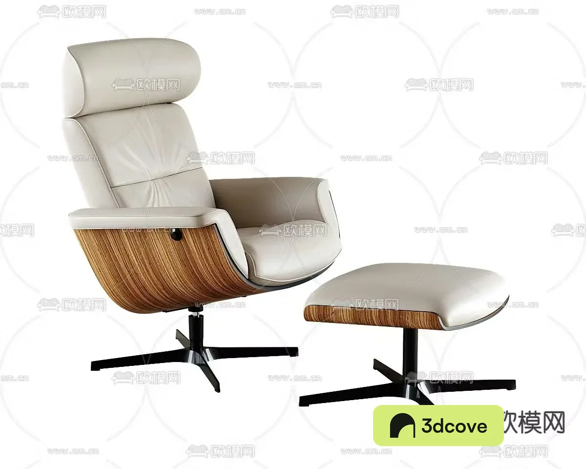 Leather executive chair boss chair footrest