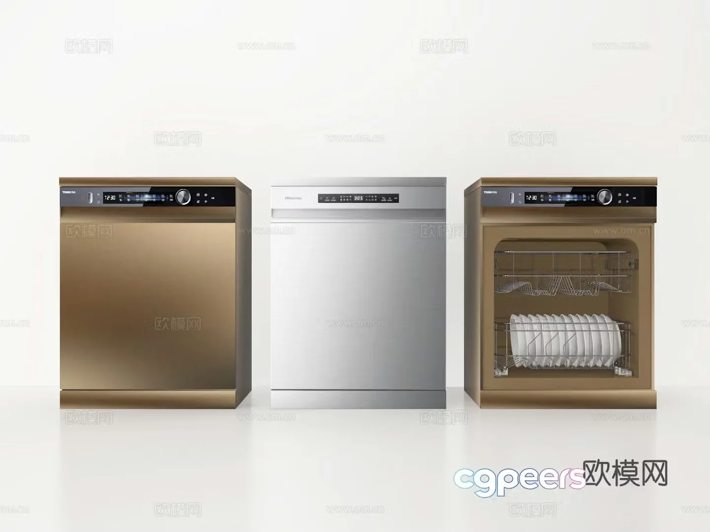 Dishwasher 3d model