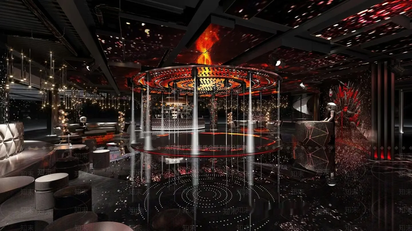 Modern Nightclub Interior 3D Model – 16943 – VRAY Render