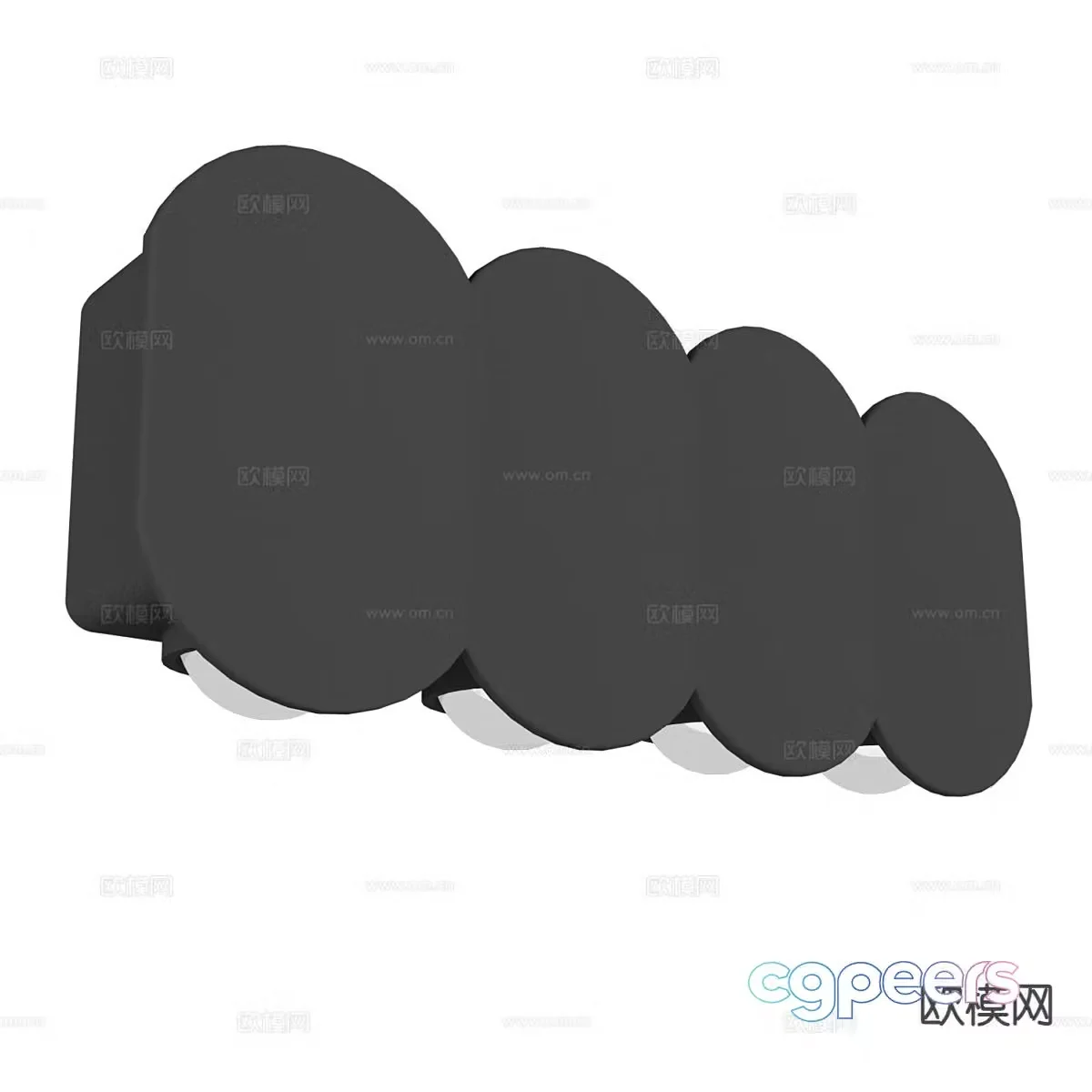 Modern wall light 3d model