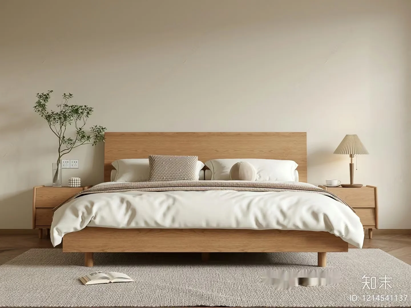Cozy Bedroom 3D Model – 23065 – VRAY Render