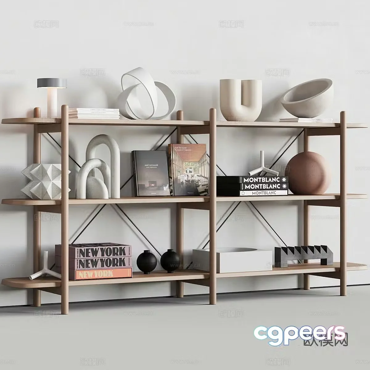 3D model of shelf