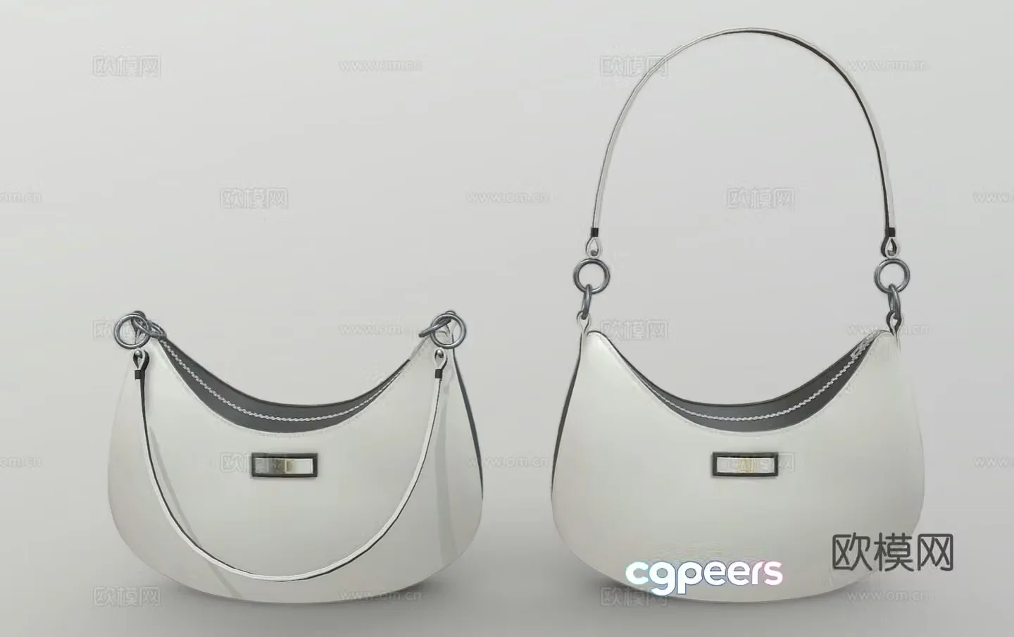 Modern women’s bag shoulder bag designer bag 3D model