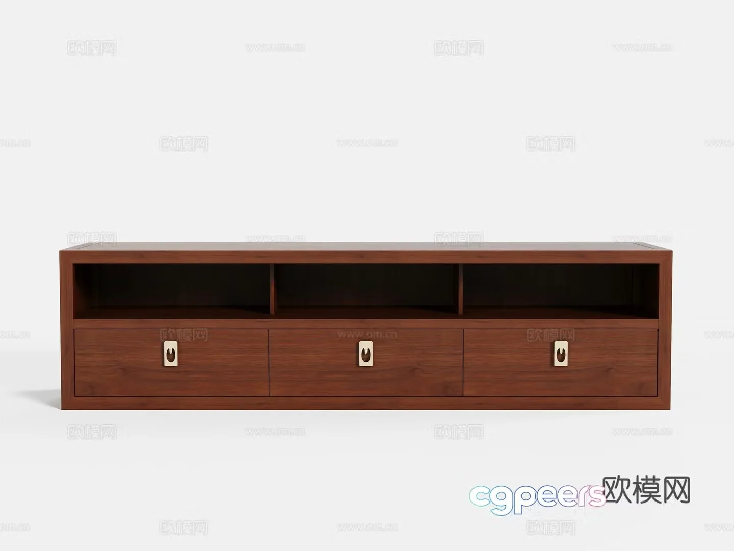 New Chinese TV cabinet 3D model