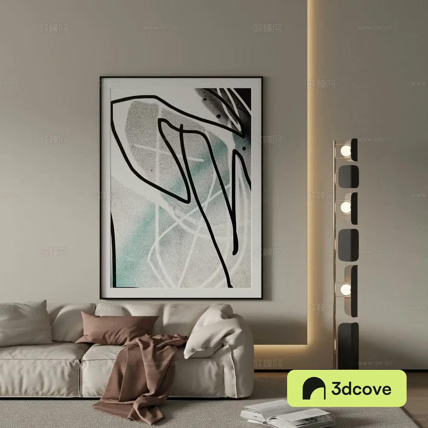 Modern decorative painting oil painting