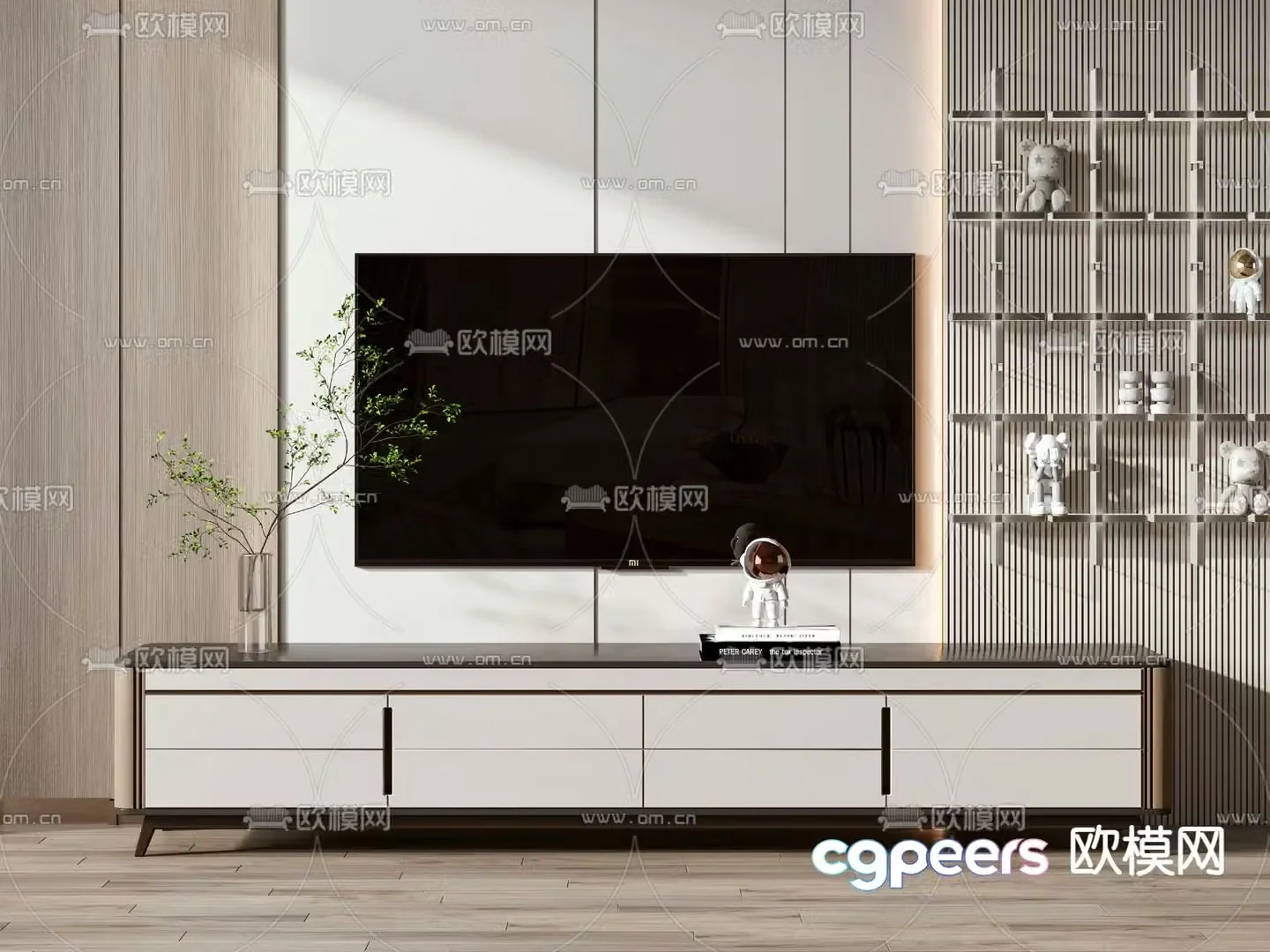 Modern TV cabinet 3d model