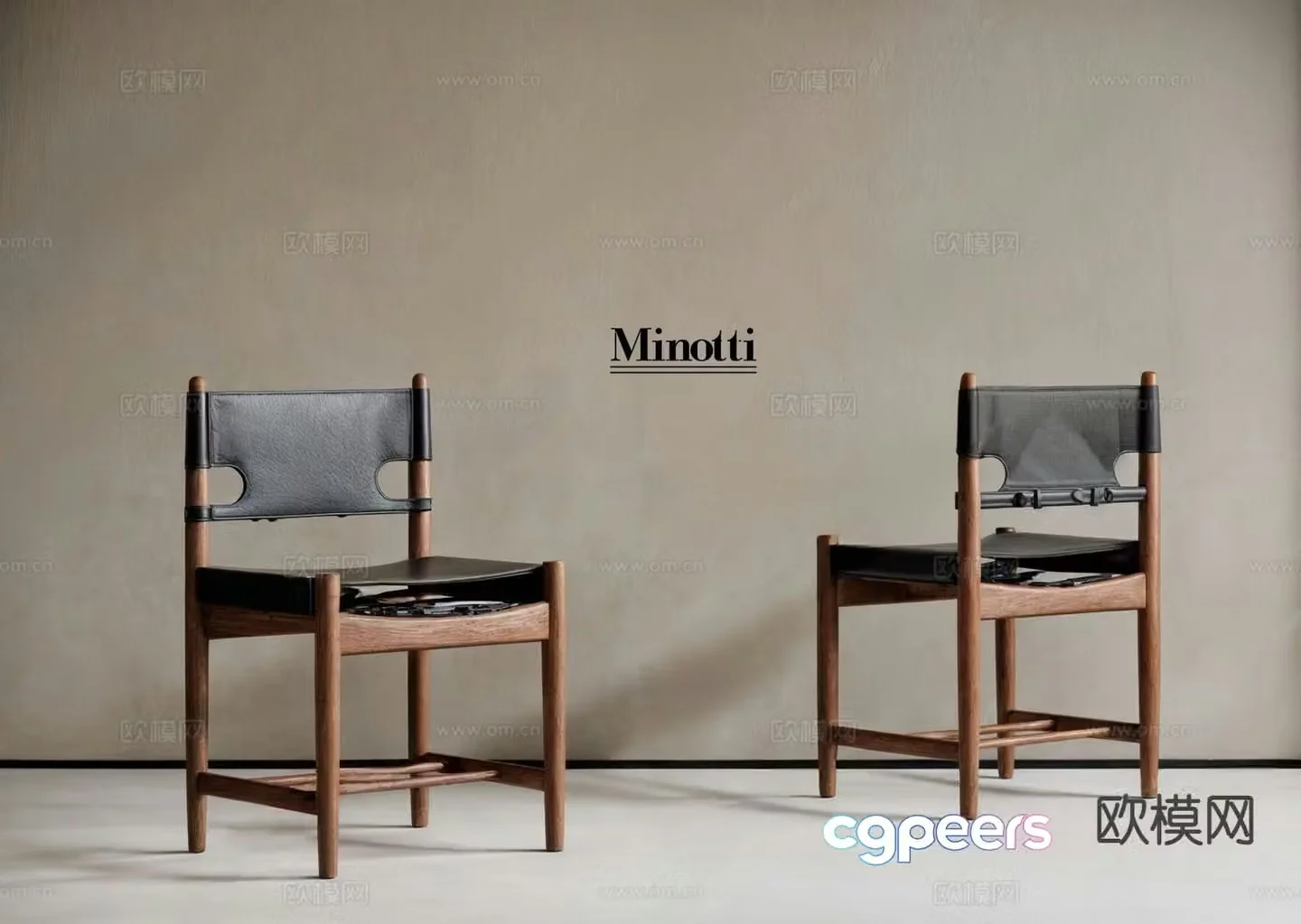 Medieval style chair leisure chair dining chair 3d model