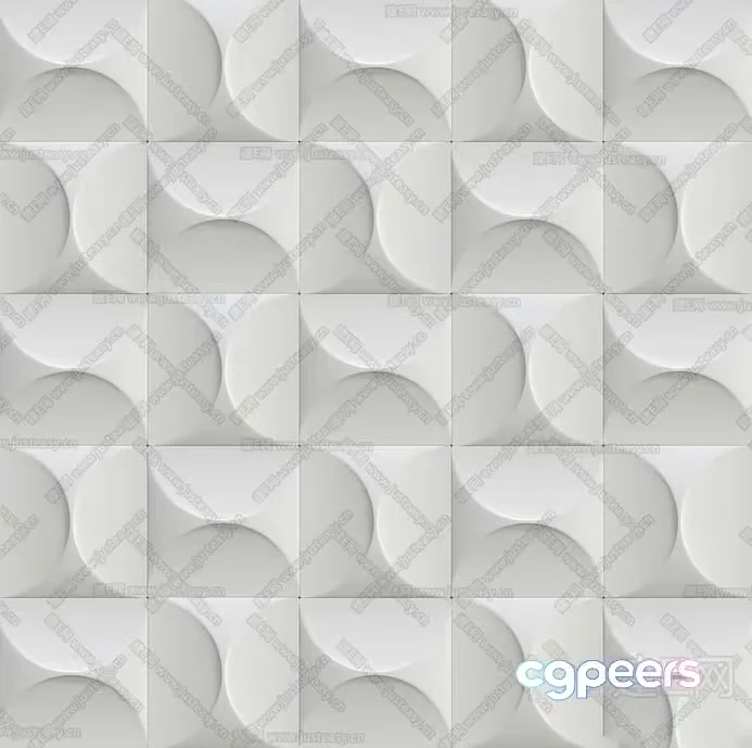 Gray Decorative Wall Panels 3D Model – 14305 – VRAY Render