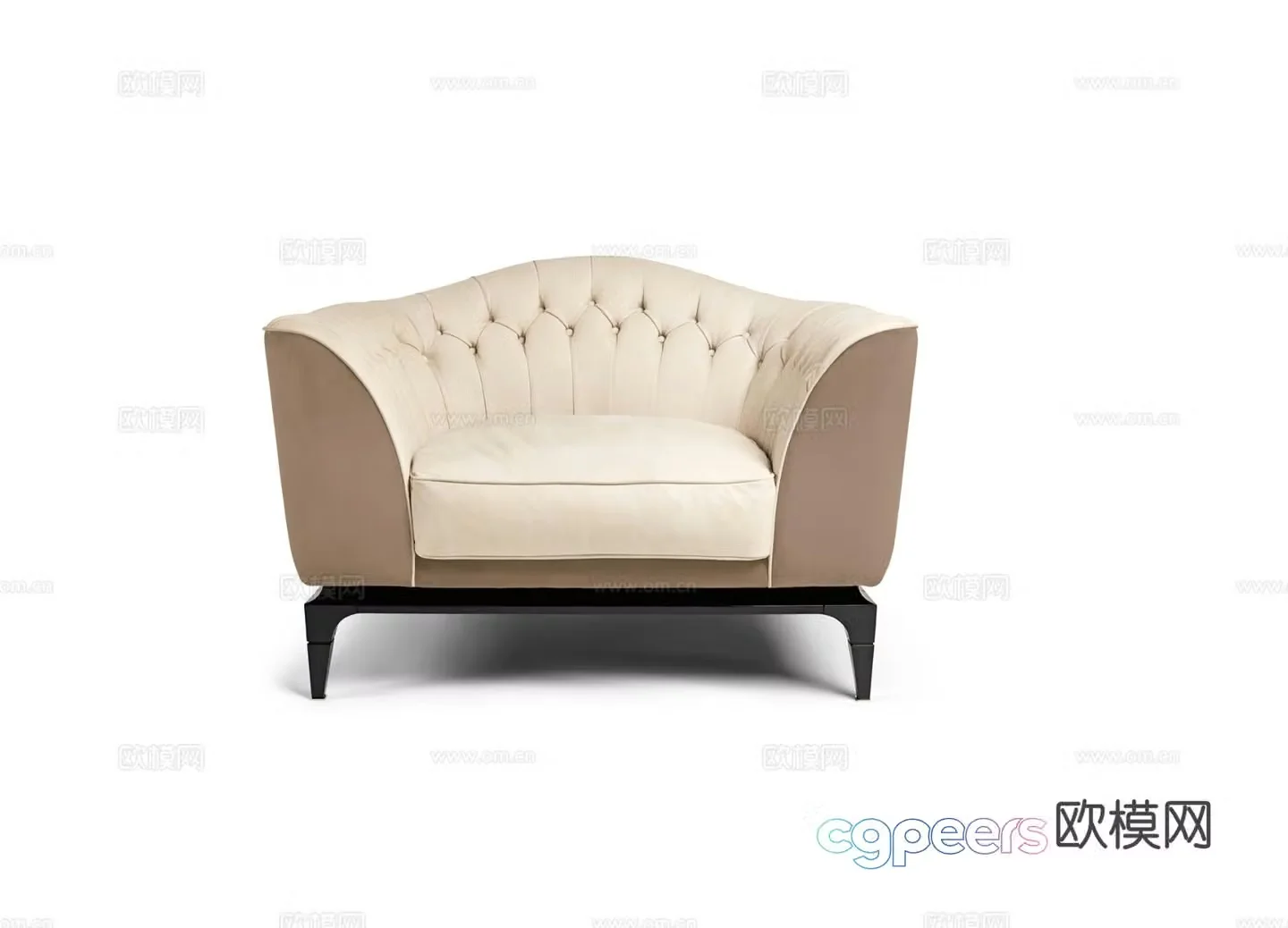 Visionnaire Freyr Single Sofa 3D Model