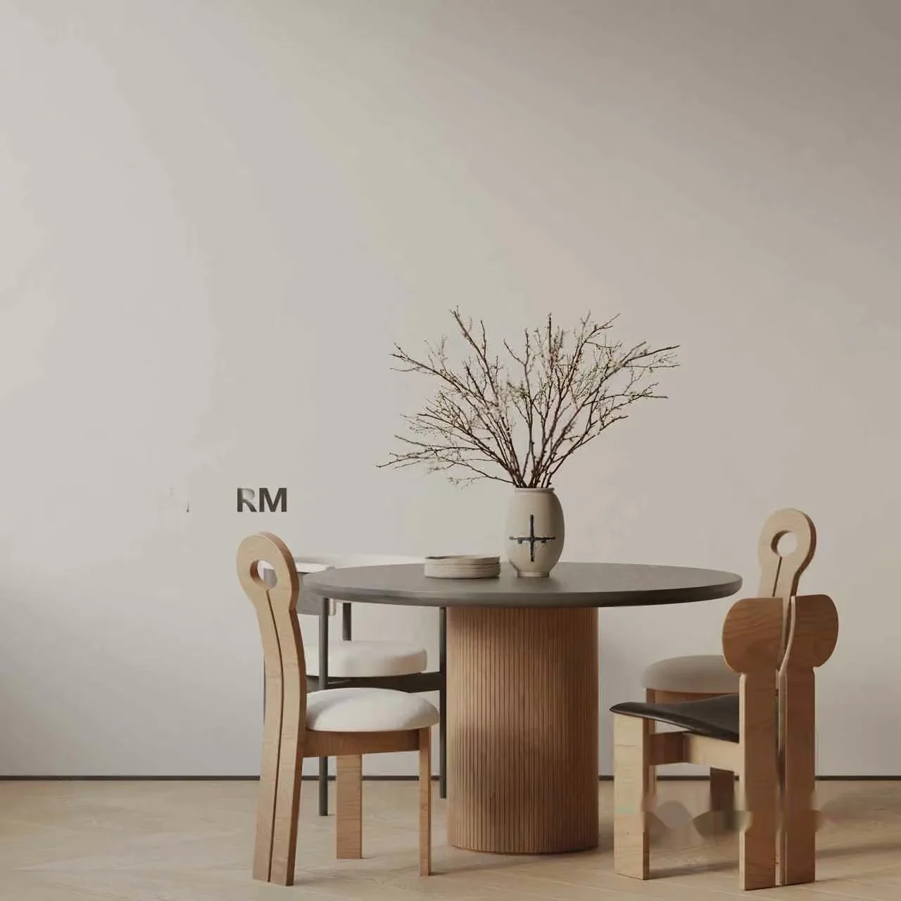 Modern Minimalist Table 3D Model – 20394 – VRAY Render