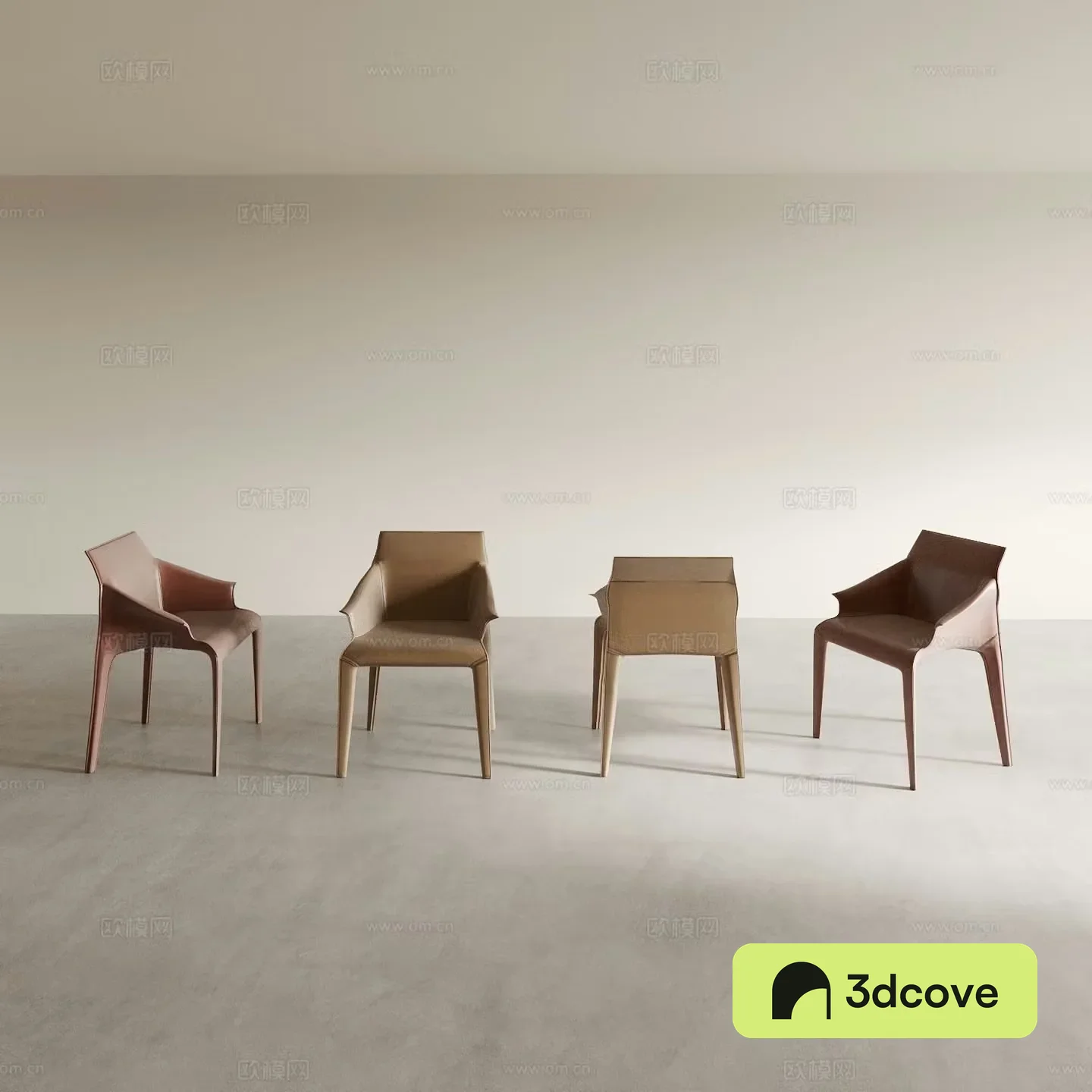 Italian dining chair tea chair leisure chair