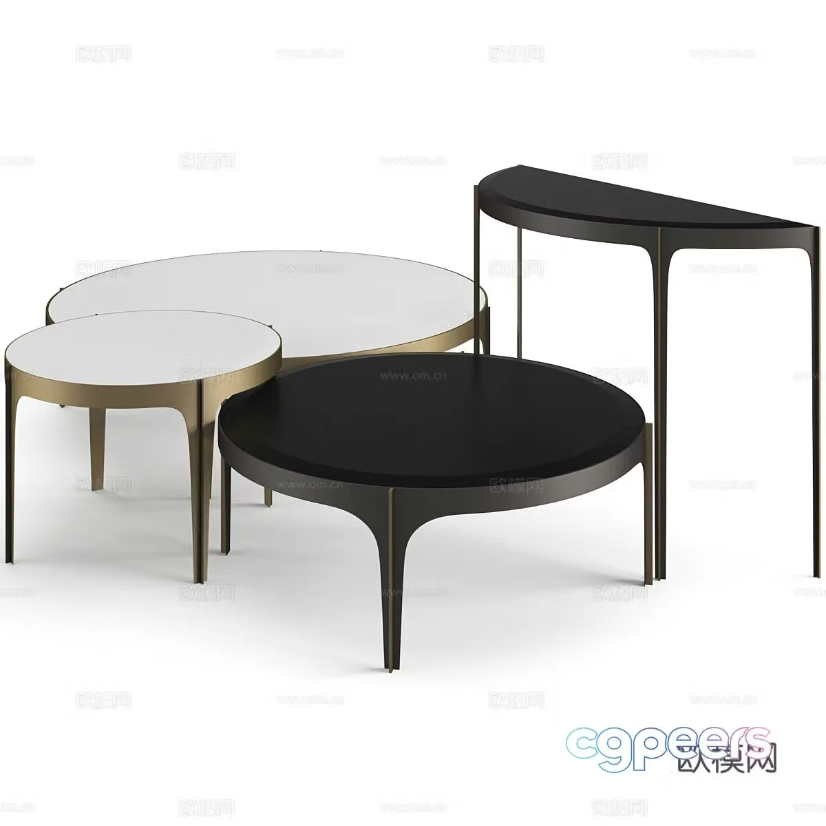 Modern Italian light luxury Eichholtz Artemisa coffee table 3D model
