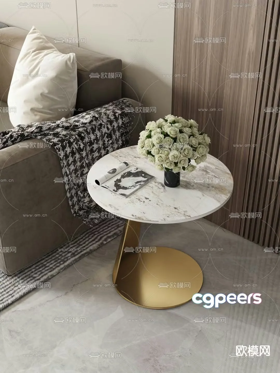 Light luxury side table round side table table table table table