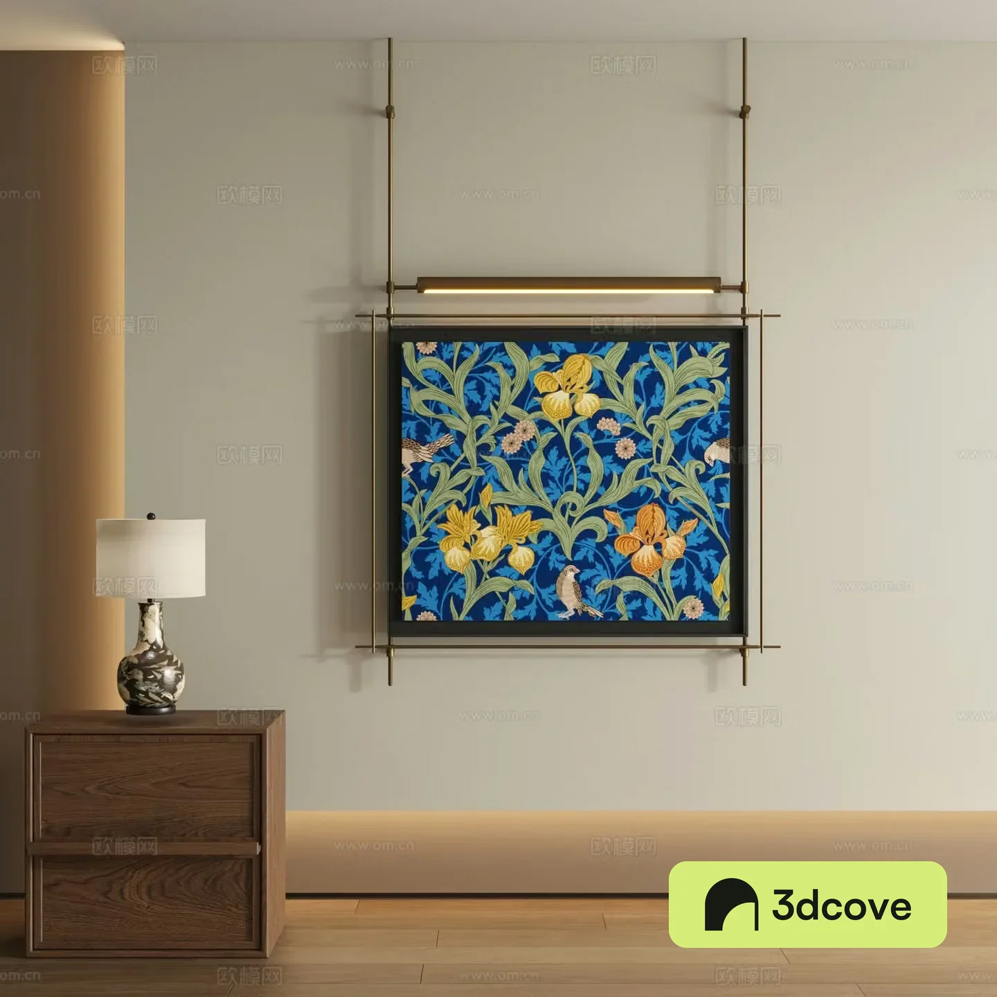 Modern boom decorative painting