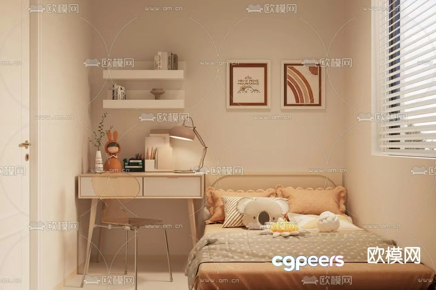 Children’s bed 3d model