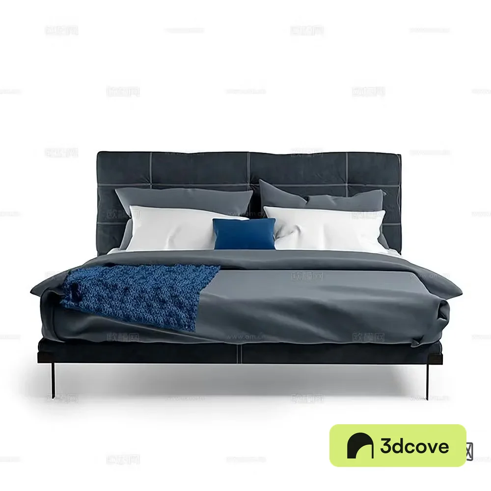 Modern double bed