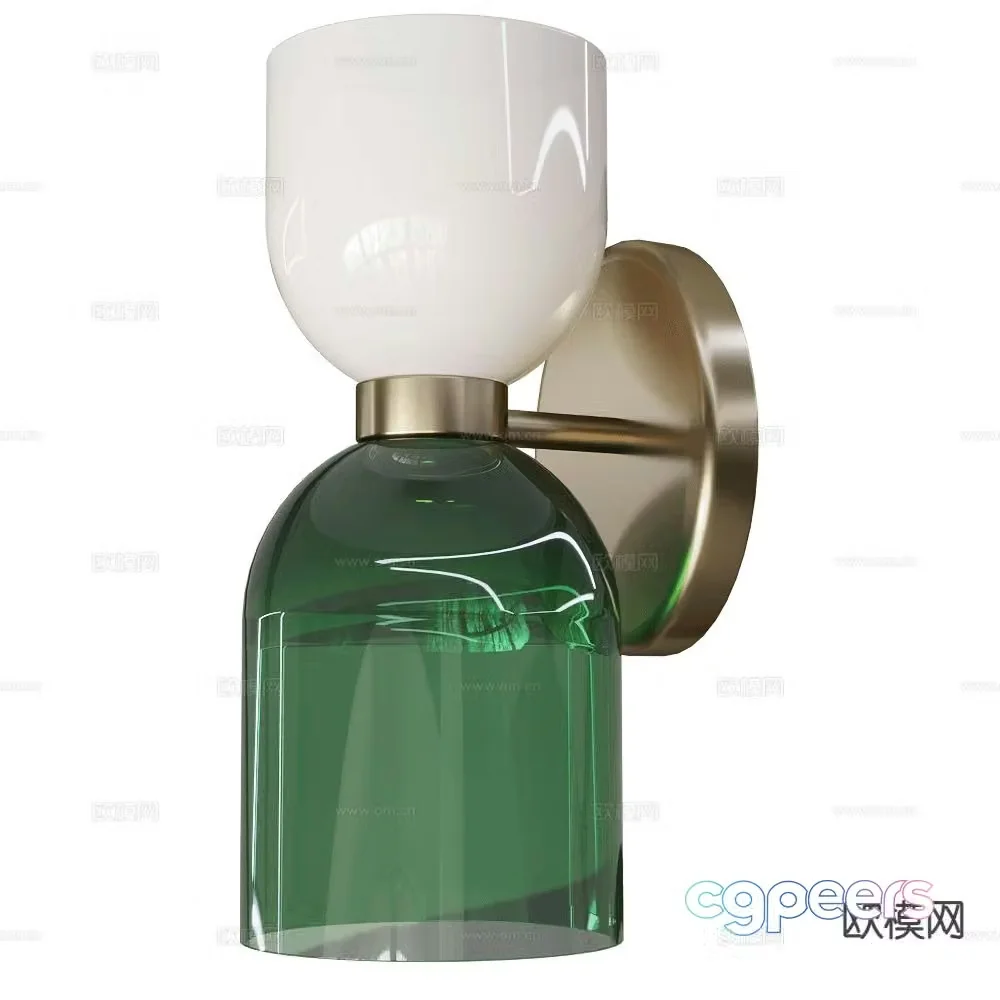 Italamp light luxury wall lamp glass wall lamp 3d model