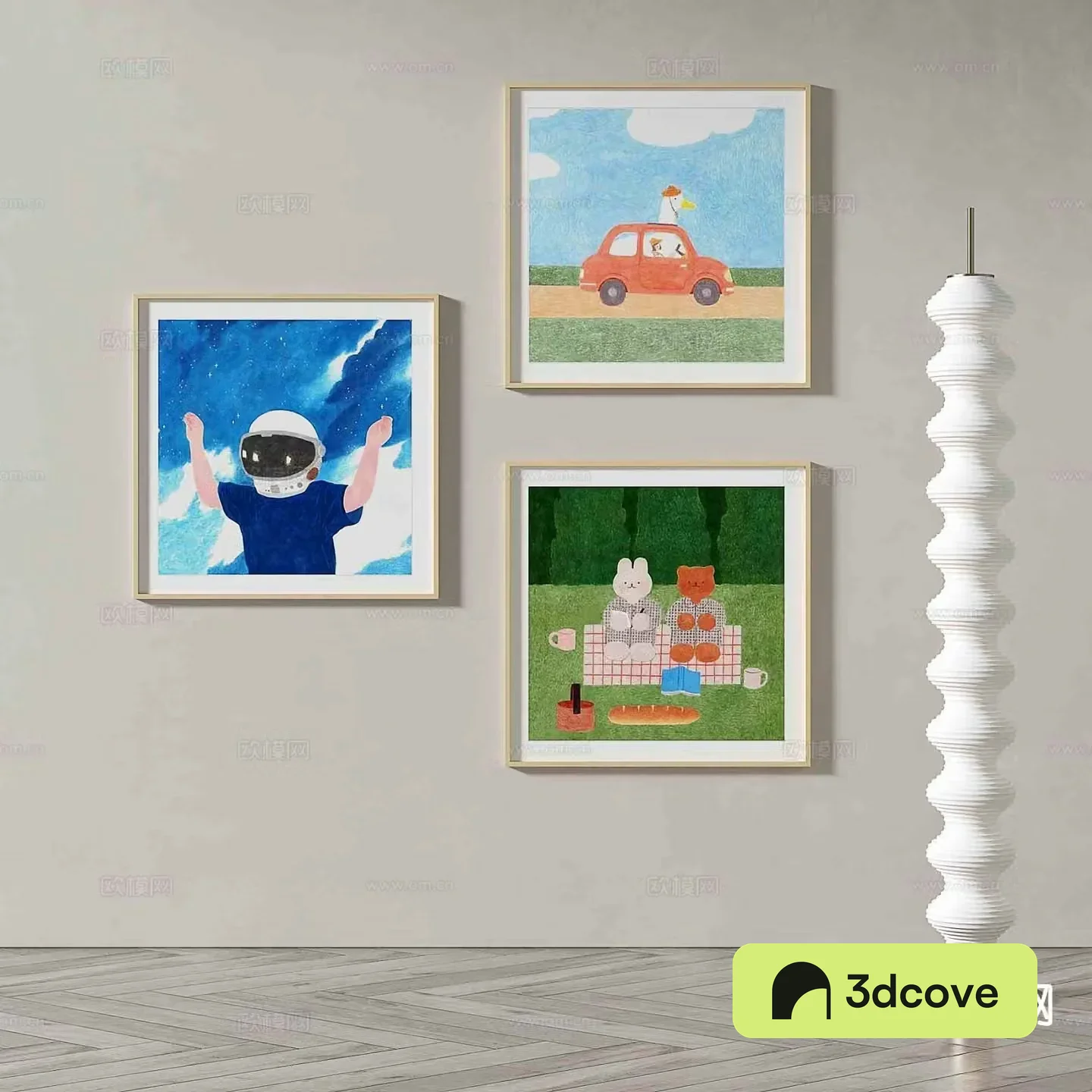 Art painting cartoon painting decorative painting