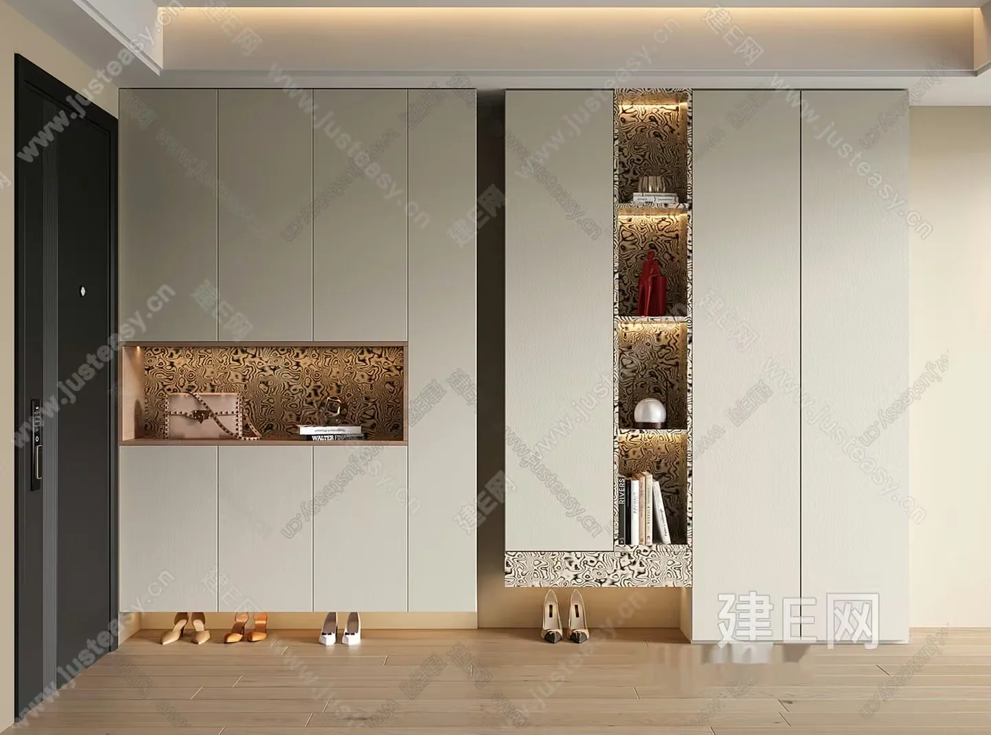 Modern Entryway Design 3D Model – 10849 – VRAY Render