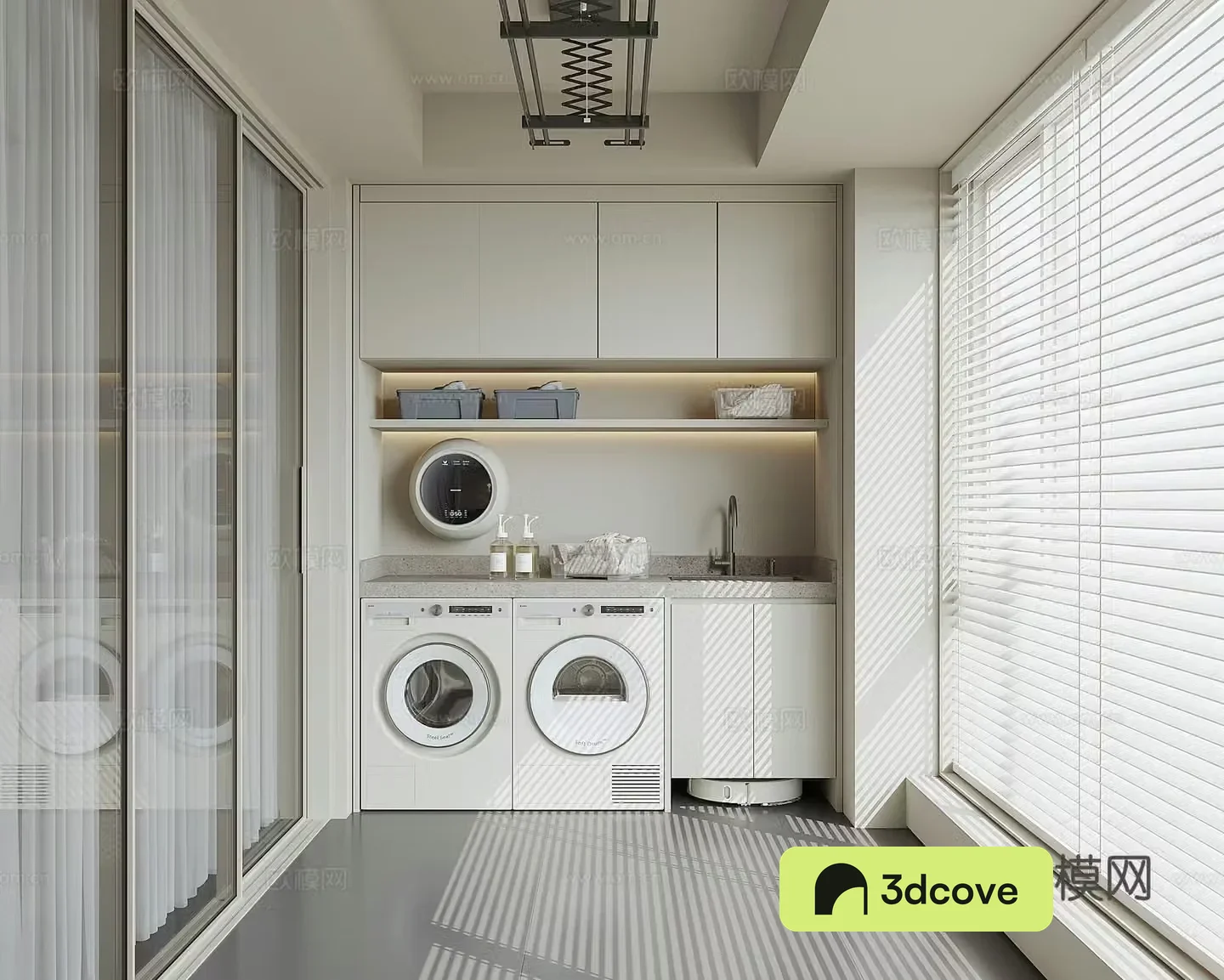Modern living balcony