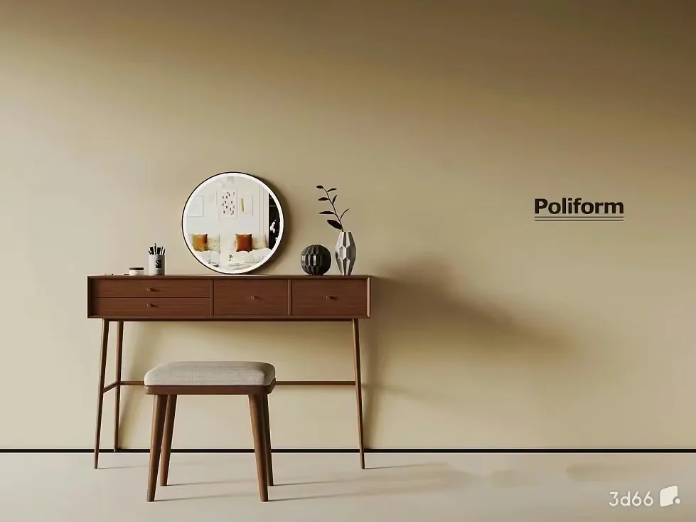 A Modern Vanity Table 3D Model – 18788 – VRAY Render