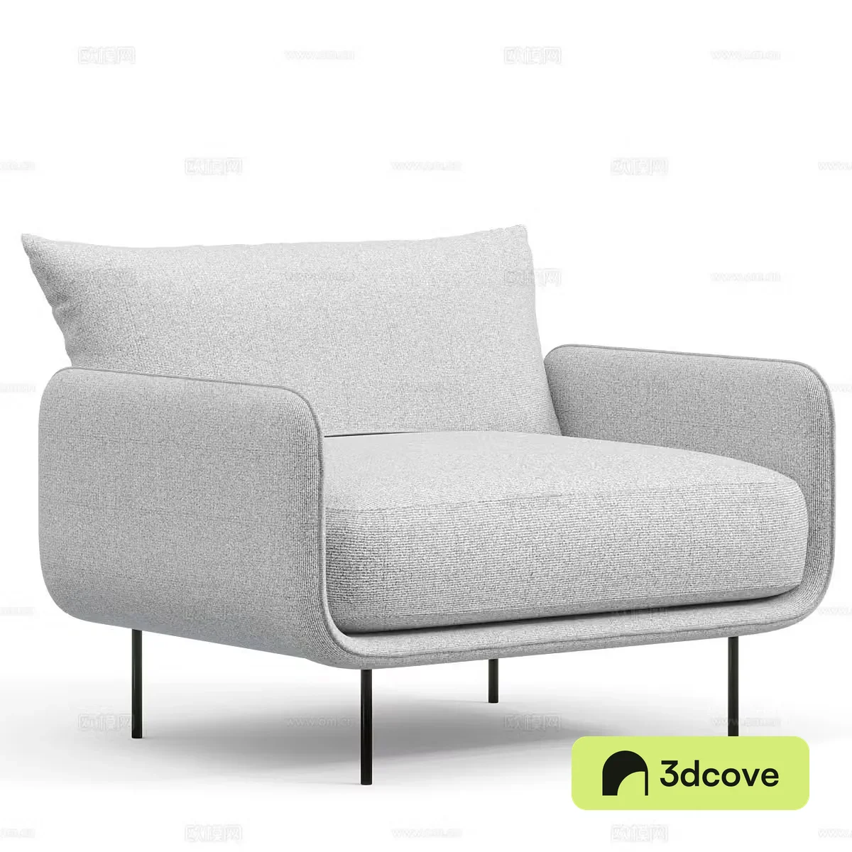 Modern simple single sofa simple sofa living room sofa casual sofa