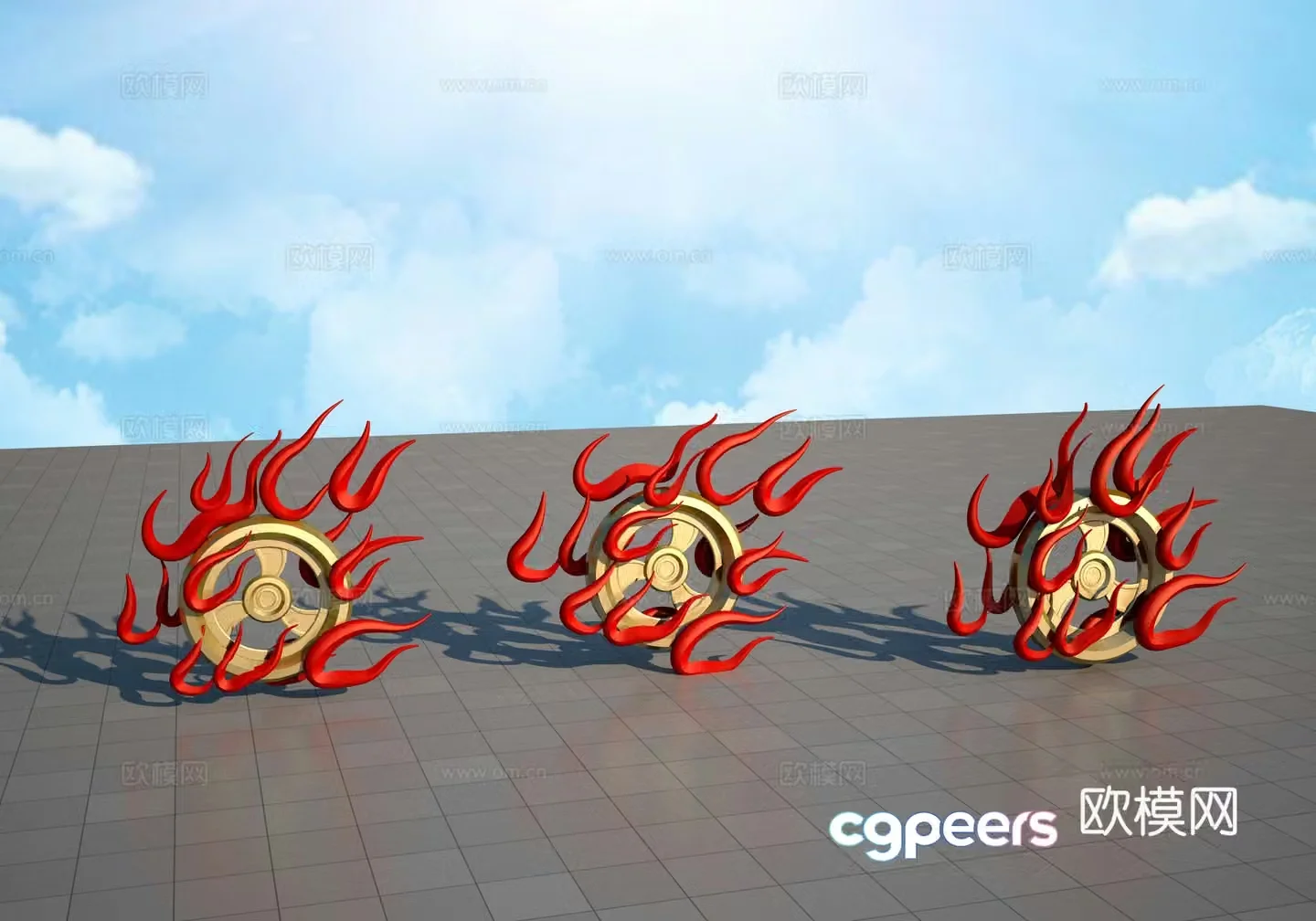 Nezha Hot Wheel 3D Model