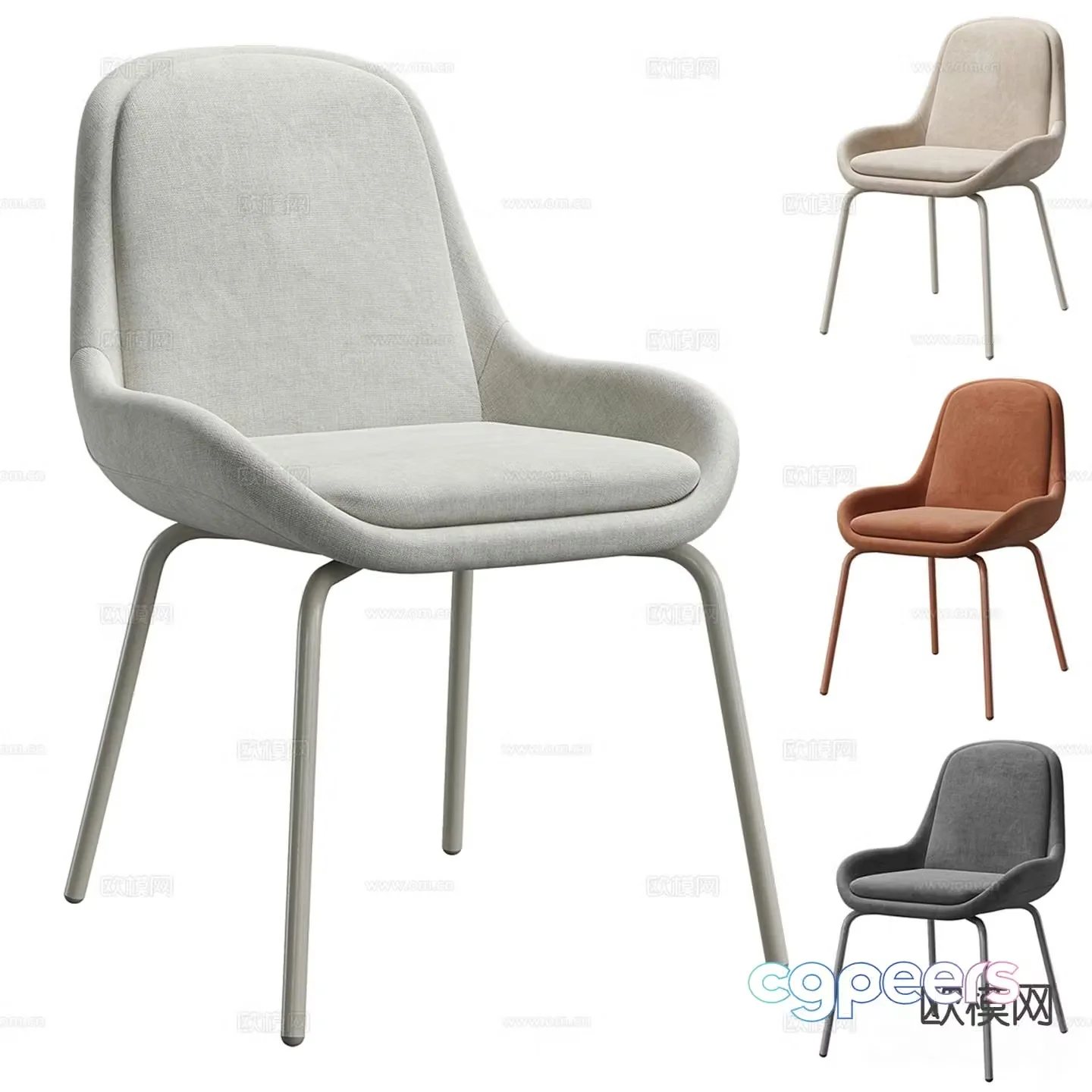 Divan.ru Modern chair dining chair 3d model