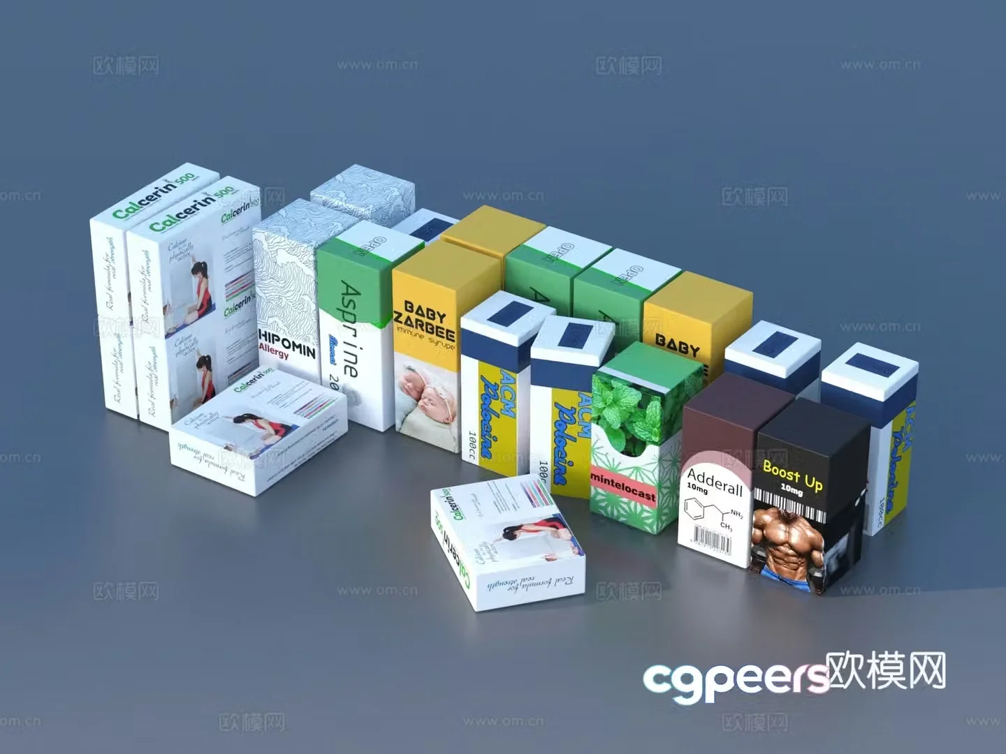 Medicine Medicine Box Medicine Medicine Potion Medical Supplies 3D Model